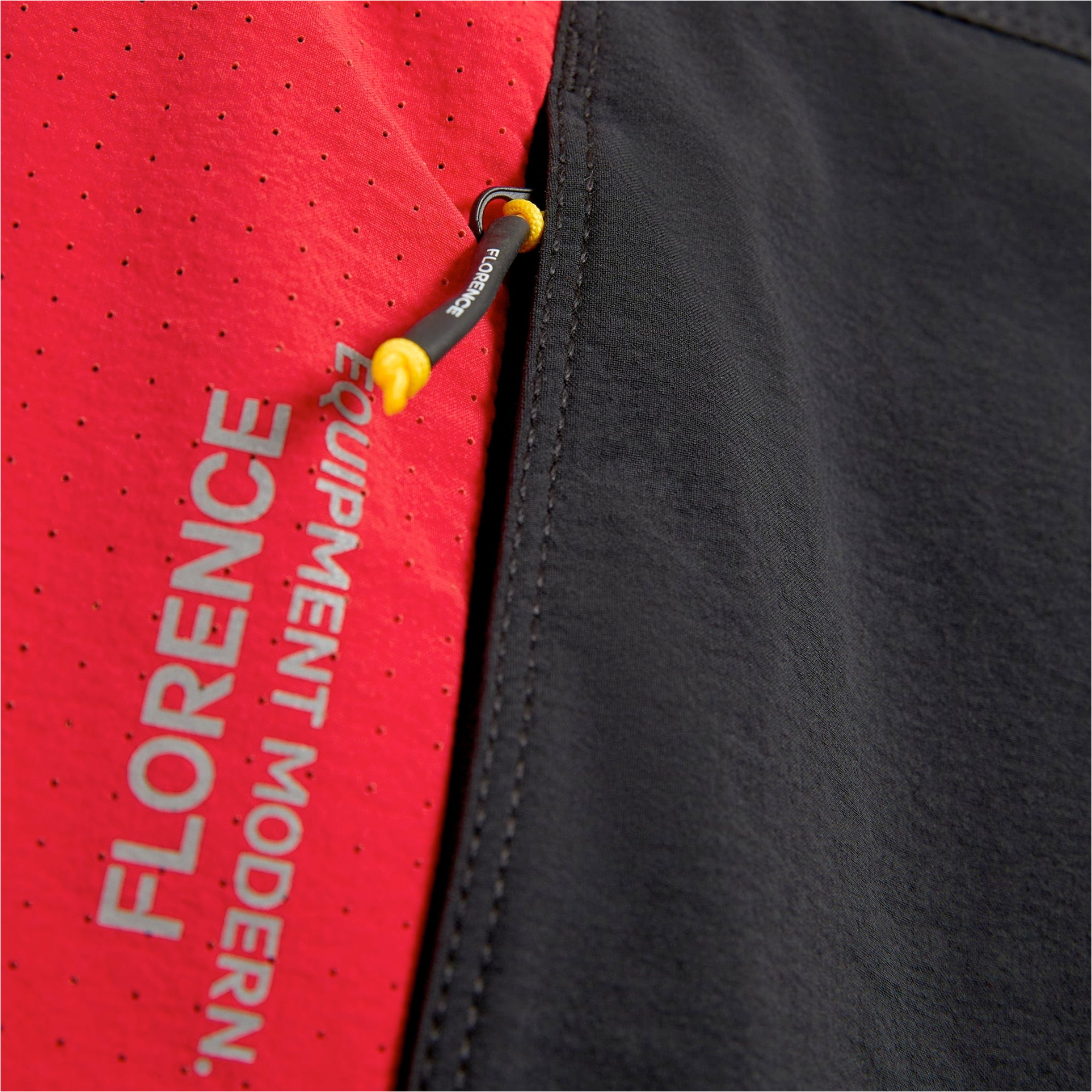 2026 Calções De Banho Masculinos Florence Marine X Cordura Airtex FMBS00058 - Black Racing Red